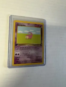 Pokemon TCG Slowpoke Fossil 55/62 1st Edition NM - Image 1
