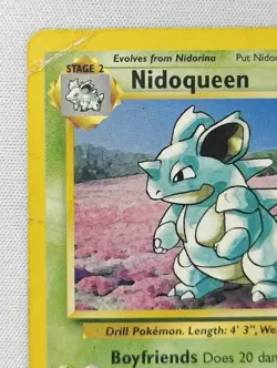 Nidoqueen Jungle 23/64 Pokemon Rare HP Heavy Damage Creases - Image 3