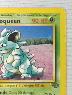 Nidoqueen Jungle 23/64 Pokemon Rare HP Heavy Damage Creases - Image 4