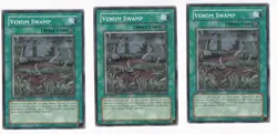 Yugioh- 3X Venom Swamp - Common - 1st Edition - TAEV-EN051 - NM - Image 1