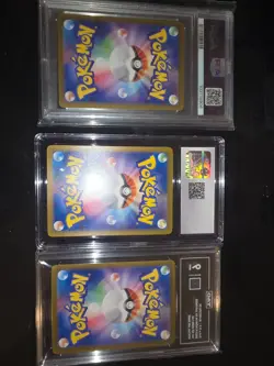 Japanese x3 Squirtle Wartortle Blastoise EX Pokemon 151 PSA CGC TAG Extended Art - Image 2