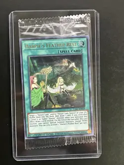 Harpie's Feather Rest LART-EN029 Ultra Rare Limited Edition Yugioh TCG SEALED - Image 1