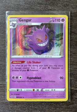 GENGAR (085/202) - Pokemon TCG - SWORD & SHIELD BASE - Holofoil (NM) - Image 1