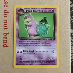 Dark Slowbro 29/82 | Rare Non-Holo | Team Rocket | Vintage Pokemon TCG | NM - Image 2