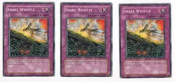 Yugioh Snake Whistle TAEV-EN066 1st Edition Common X3 - Image 1