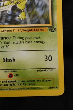 Scyther 26/64 MP Jungle Regular Rare Unlimited Pokemon TCG - Image 4
