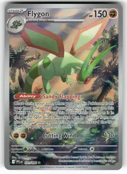 Flygon 101/094 Illustration Rare Phantasmal Flames Pokemon Near Mint - Image 1