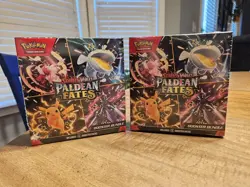 2x Pokemon Paldean Fates Booster Bundles SEALED Square Box Version - Image 1