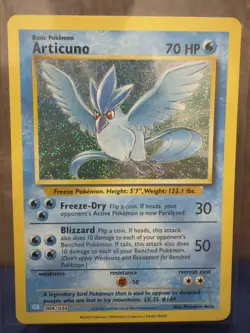 Pokemon Articuno 009/034 Pokemon TCG classic: Blastoise deck holo NM - Image 1
