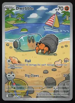 Dwebble 129/086 Holo Illustration Rare Black Bolt Pokemon English NM - Image 1