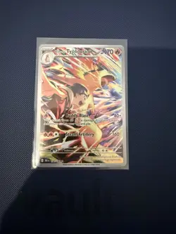Ethan's Typhlosion 190/182 IR Illustration Rare Pokemon Destined Rivals. - Image 1