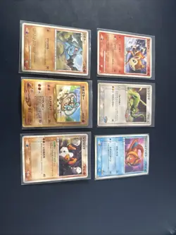 6 Pokemon Karten MIXED Vintage Promo Bundle - Bad Condition - Image 1