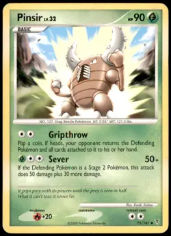 Pinsir 75 Supreme Victors Uncommon Normal HP Pokemon TCG - Image 1