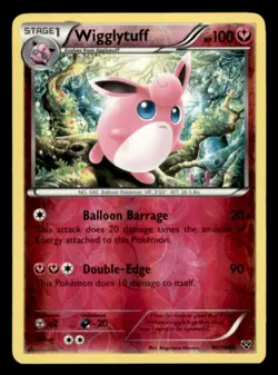 Wigglytuff (90) Rare XY Base Set 90/146 LP Pokemon - Image 1
