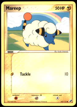 Mareep 62/115 Unseen Forces Common LP Pokemon TCG - Image 1