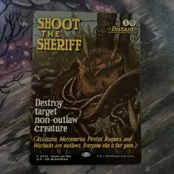 YuGiOh Shoot the Sheriff Promo Full Art English Trading - Image 1