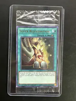 Super Rejuvenation LART-EN013 Sealed Ultra Rare Yugioh TCG Lost Art Promo - Image 1