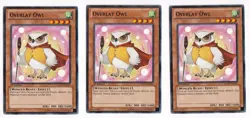 Yugioh- 3X Overlay Owl - Common - 1st Edition - GAOV-EN003 - Near Mint - Image 1
