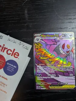 Pokemon TCG Mega Gengar EX 269/217 Mega Attack Rare Ascended Heroes Near-Mint - Image 1