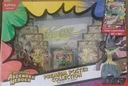 4 Pokemon Ascended Heroes Premium Poster Collection Mega 3 Lucario + 1 Gardevoir - Image 2