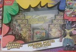 4 Pokemon Ascended Heroes Premium Poster Collection Mega 3 Lucario + 1 Gardevoir - Image 3