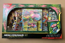 Pokemon TCG - Mega Venusaur ex Premium Collection Box New Factory Sealed! - Image 1