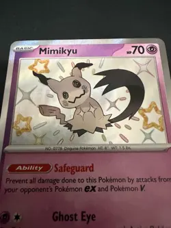 The Pokemon Company Mimikyu 160/091 SV Paldean Fates Shiny Holo - Image 3