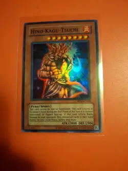 Hino-Kagu-Tsuchi Super Rare RP02-EN060 Reprint NM Yugioh - Image 1
