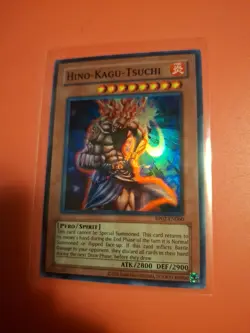 Hino-Kagu-Tsuchi Super Rare RP02-EN060 Reprint NM Yugioh - Image 2