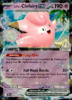 Lillie's Clefairy ex 056/159 Double Rare Journey Together Pokemon NM - Image 1
