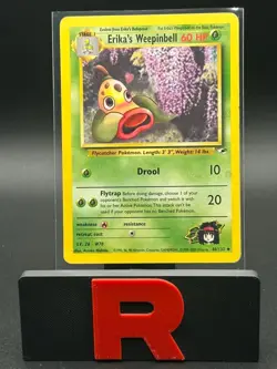 Pokemon TCG Erika's Weepinbell 48/132 Gym Heroes MP - Image 1