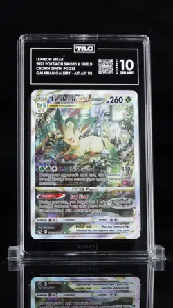 Leafeon Vstar GG35 Full Art - Ultra Rare Pokemon Tag 10 Gem Mint - Image 1
