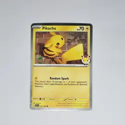 Pikachu TEF 051/162 Pokemon Day 2026 Holo Promo English Pokemon TCG 70 HP Basic - Image 1