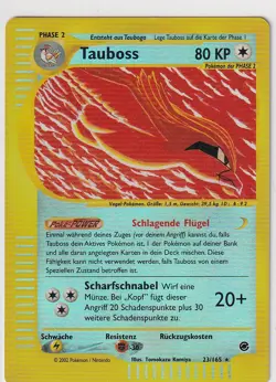 Pokemon Card Trading Expedition No. 23/165 Tauboss Reverse Holo German - Image 1
