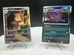 Pokemon Gengar 050/088 Holo + Raticate 099/088 Illustration Rare Perfect Order - Image 1