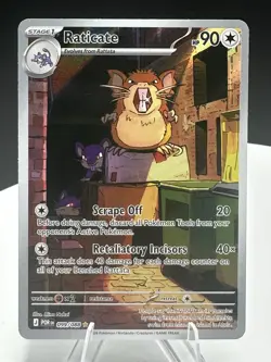 Pokemon Gengar 050/088 Holo + Raticate 099/088 Illustration Rare Perfect Order - Image 3