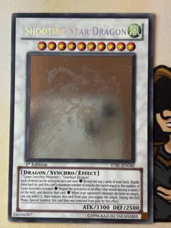 Shooting Star Dragon STBL-EN040 Ghost Rare 1st Edition Yu-Gi-Oh! NM - Image 3