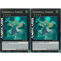 2x ESOSORELLA GIBRINE (Exosister Gibrine) • Super R • GRCR IT019 • 1Ed • Yugioh! - Image 1