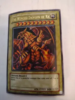 Konami The Winged Dragon of Ra Secret Rare GBI-003 Unlimited Divine-Beast - Image 1