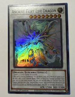 Ancient Fairy Life Dragon ALIN-EN039 Alliance Insight 1st Edition Yugioh - Image 1