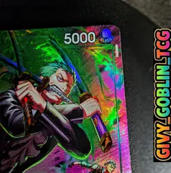 One Piece TCG TREASURE RARE Roronoa Zoro OP13-037 - Image 5