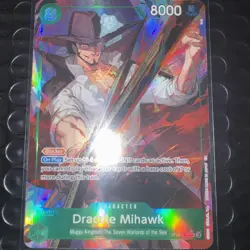 Dracule Mihawk Alt Art OP12-030 SR Legacy of the Master One Piece English - Image 1