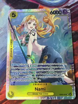 Bandai Nami (EB03-053) Extra Booster One Piece Heroines Special Holo NM - Image 1