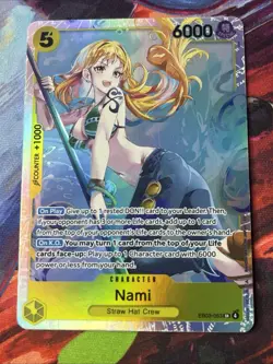 Bandai Nami (EB03-053) Extra Booster One Piece Heroines Special Holo NM - Image 5