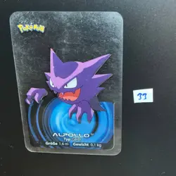 Pokemon Karte 2005 Nintendo Lamincards Edibas # 093 Alpollo - Image 3