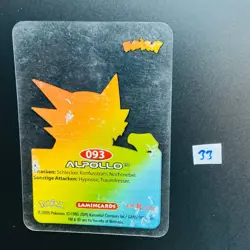 Pokemon Karte 2005 Nintendo Lamincards Edibas # 093 Alpollo - Image 4