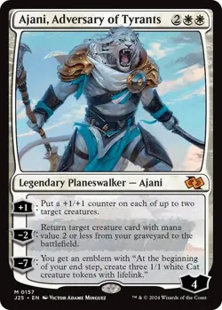 Ajani, Adversary of Tyrants MTG NM Foundations Jumpstart Regular NON-FOIL - Image 1