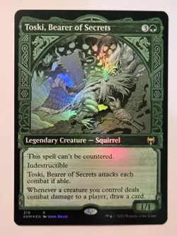 MTG Toski, Bearer of Secrets Kaldheim 319 Foil Rare - Image 2