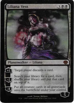MTG - LP - Liliana Vess - Foil - Planeswalker - Mythic - Duel Decks: GvL - Image 1