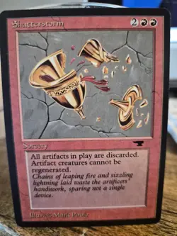 Shatterstorm Antiquities MTG Sorcery Rare Red Mark Poole Magic the Gathering - Image 1